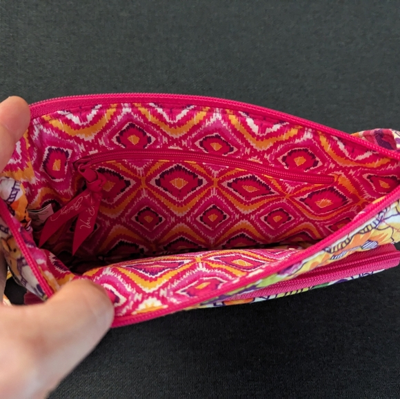 Vera Bradley Pink Floral Print Crossbody Purse - Picture 7 of 7